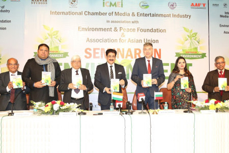 Book of Pankaj Singh Released at International Environment Seminar
