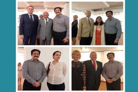 Sandeep Marwah Special Guest at Polish Exhibition