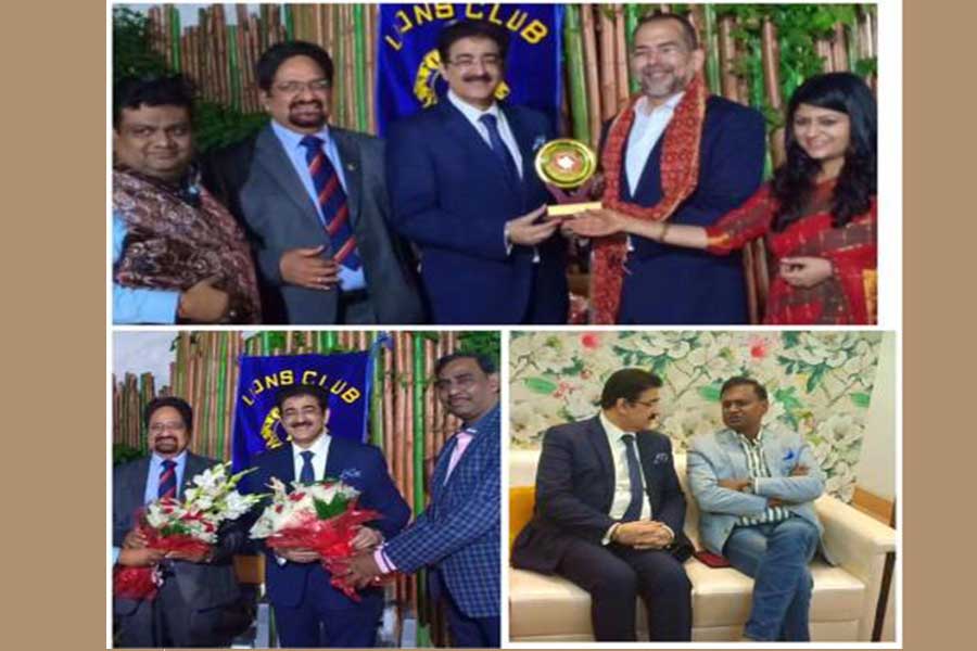 Sandeep Marwah Honored by Rotary Club