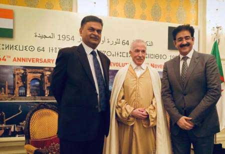 Sandeep Marwah Special Guest at Algerian National Day