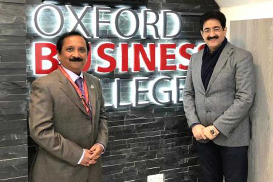 Sandeep Marwah Invited by Oxford Business College at Oxford