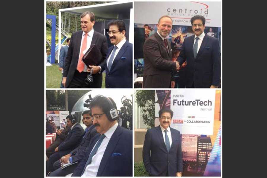Sandeep Marwah Special Guest at Indo UK Festival