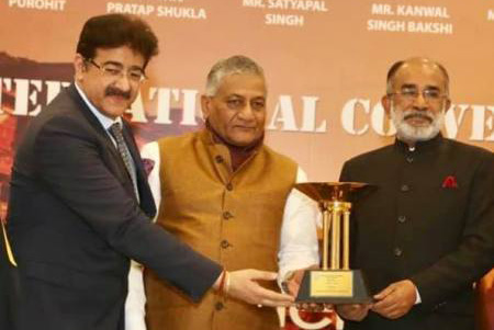 Sandeep Marwah Honored at Prime Minister’s Constituency