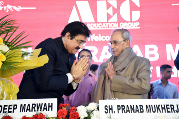 AAFT Congratulated Pranab Mukherjee on Receiving Bharat Rattan