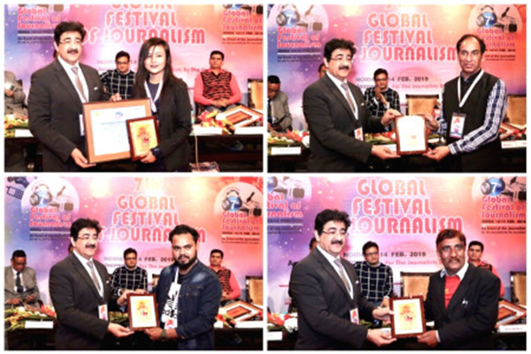 7th Global Festival of Journalism Honored Journalists