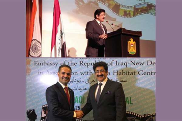 Sandeep Marwah Guest of Honor at First Iraqi Film Festival