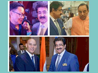 Sandeep Marwah Attended National Day of Israel