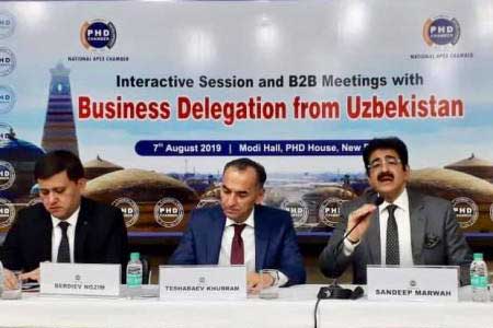 Sandeep Marwah Chaired Business Delegation From Uzbekistan