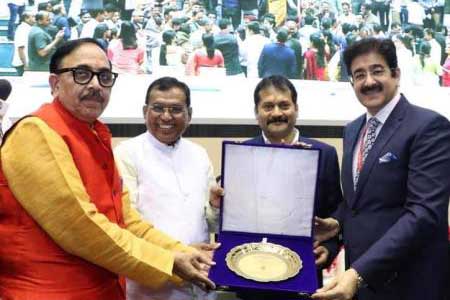 Chief Scout For India Sandeep Marwah Honored At Vigyan Bhawan