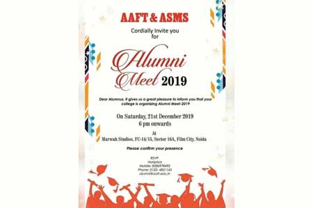 26th Annual AAFT-ASMS Alumni Meet Announced