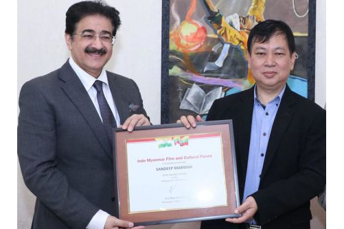 Sandeep Marwah Nominated Chair For Indo Myanmar Cultural Forum