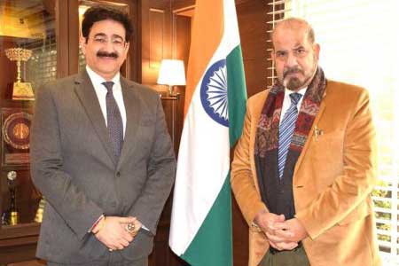 Chief Commissioner of Kashmir Met Chief Scout For India Sandeep Marwah