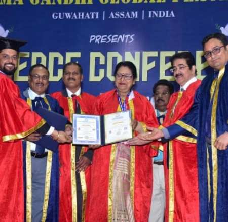 Sandeep Marwah Honored With Doctorate in Social Work