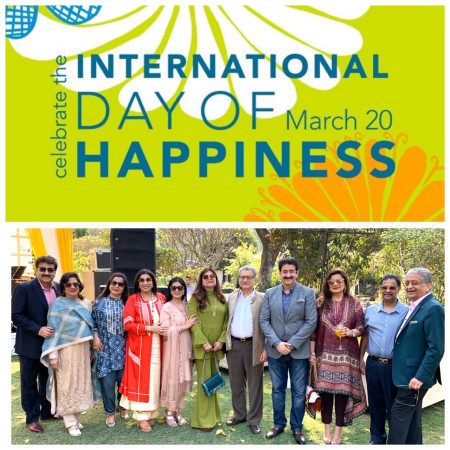 INTERNATIONAL DAY OF HAPPINESS CELEBRATED ON LINE