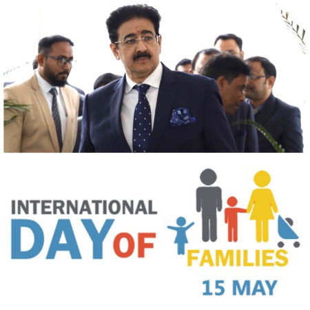 Sandeep Marwah Congratulated All on International Day of Families