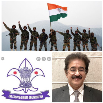 Chief Scout For India Sandeep Marwah Spoke on Armed Forces Flag Day