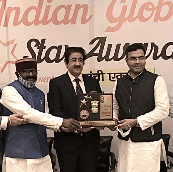 Sandeep Marwah Honoured with International Media Guru Award