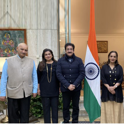 Sandeep Marwah Invited by Indian Ambassador at Zurich
