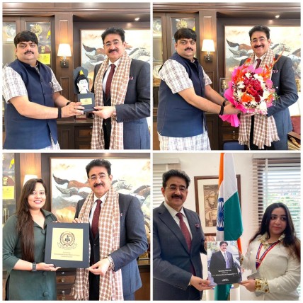 Sandeep Marwah Honoured by IHRCCC on Human Rights Day