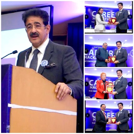 Sandeep Marwah Presented Awards at Career Hackathon 21