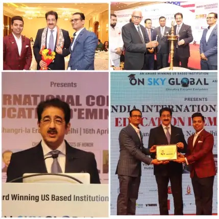 Sandeep Marwah Honored with Magnanimous Mountain Mover Award at IIEC