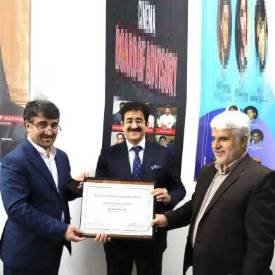 Ministry of Culture Iran Honored Sandeep Marwah