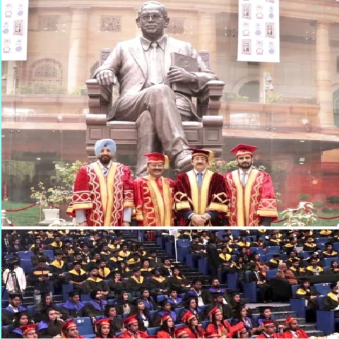 Convocation of ABS and ASB at International Ambedkar Centre