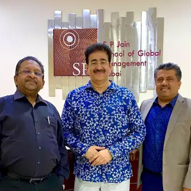 Sandeep Marwah Visited S P Jain Global School of Management Dubai