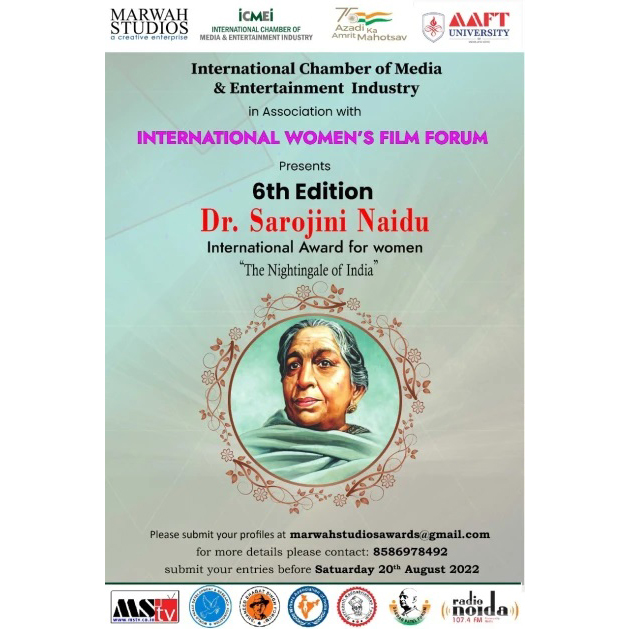 6th Edition of Sarojni Naidu International Award for Working Women Announced