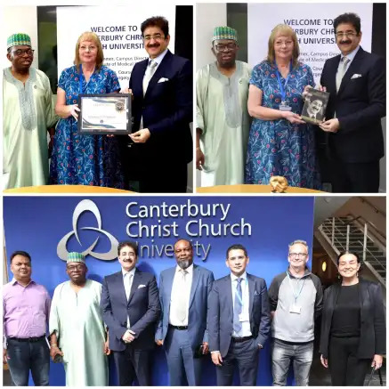 Sandeep Marwah Invited by Canterbury Christ Church University