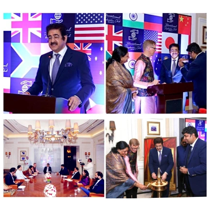 Sandeep Marwah Inaugurated International Diplomatic Club Delhi Chapter