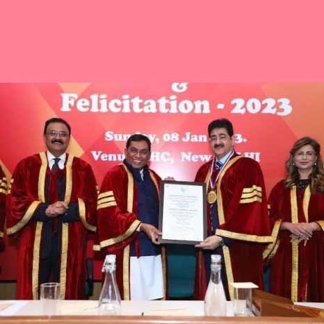 Sandeep Marwah Honored with Doctorate from Russia