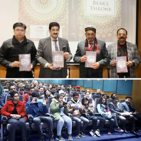 Cashmir Bears Throne Book by Renzushah Released at Noida Film City