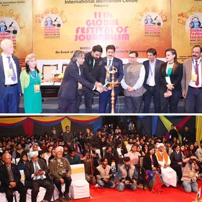11th Global Festival of Journalism Noida 2023 Inaugurated at Noida Film City