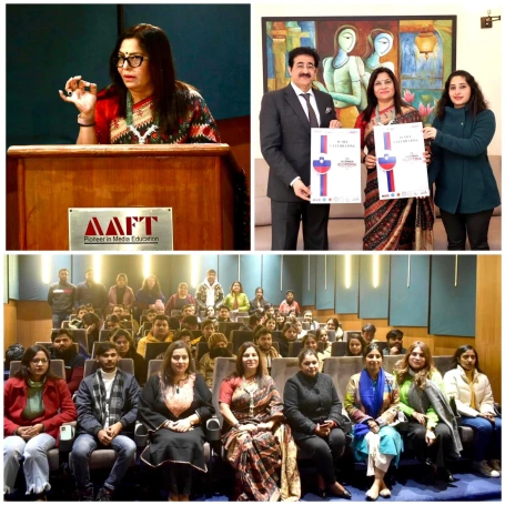 Workshop by Urvashi Agarwal on Women Empowerment at AAFT