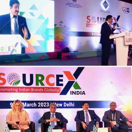 Sandeep Marwah at SOURCEX by Ministry of Commerce