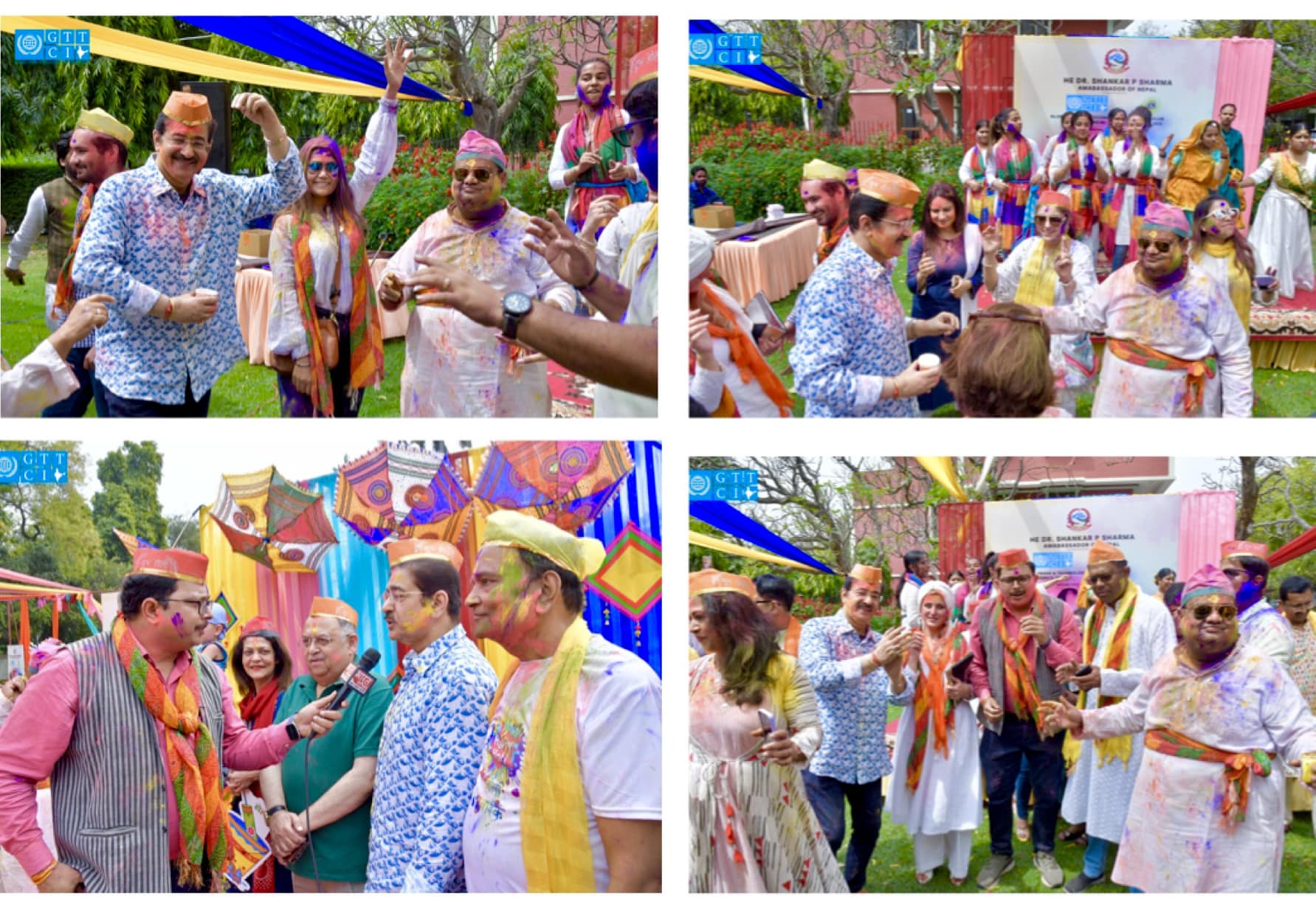 Festival of Holi Celebrated with Exuberance at Nepal Embassy