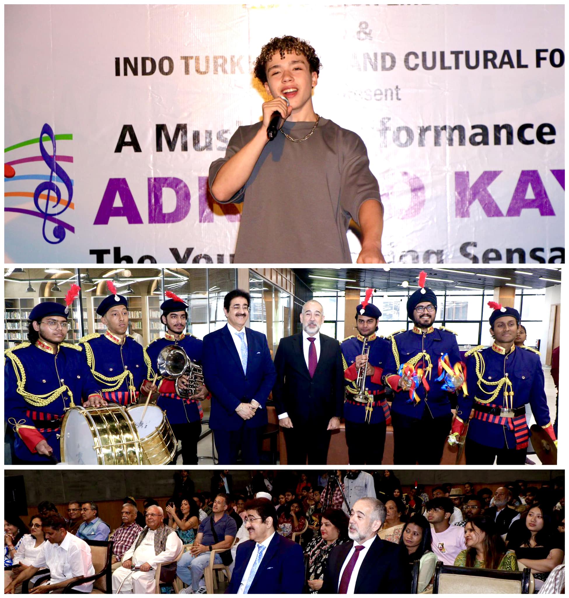 “ICMEI-A Musical Extravaganza” Unites Cultures through Music: Adriano Kaya Mesmerizes Indian Audience