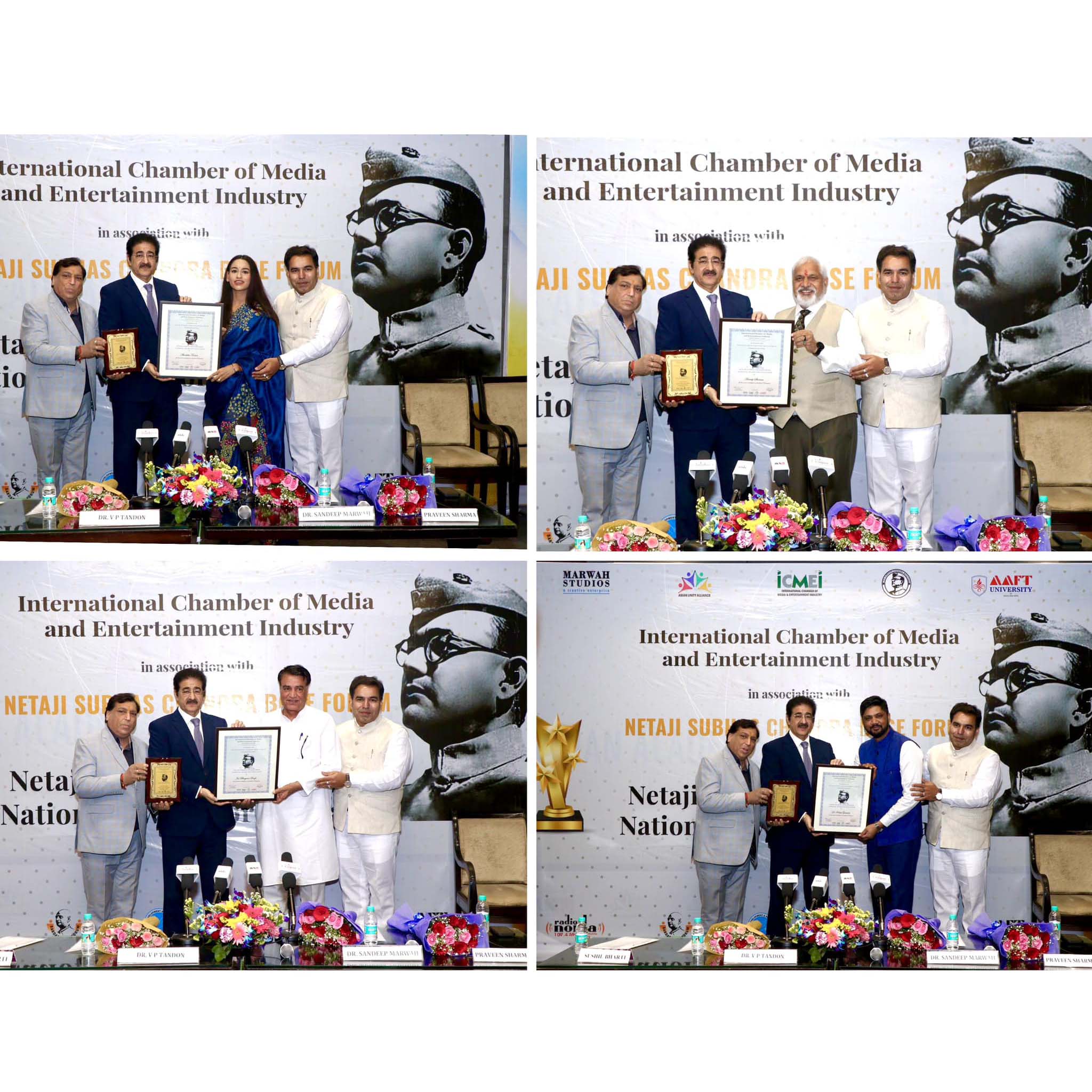 Netaji Subhas Chandra Bose National Award for Education Celebrated at Marwah Studios